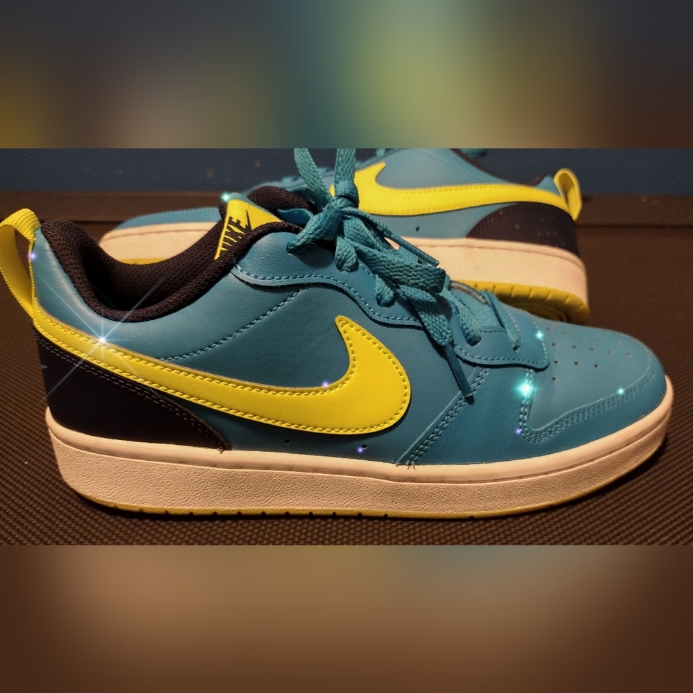 Nike Blue and Yellow Sneakers